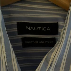 Nautica Signature Athletic Fit. Long sleeves. Size Large